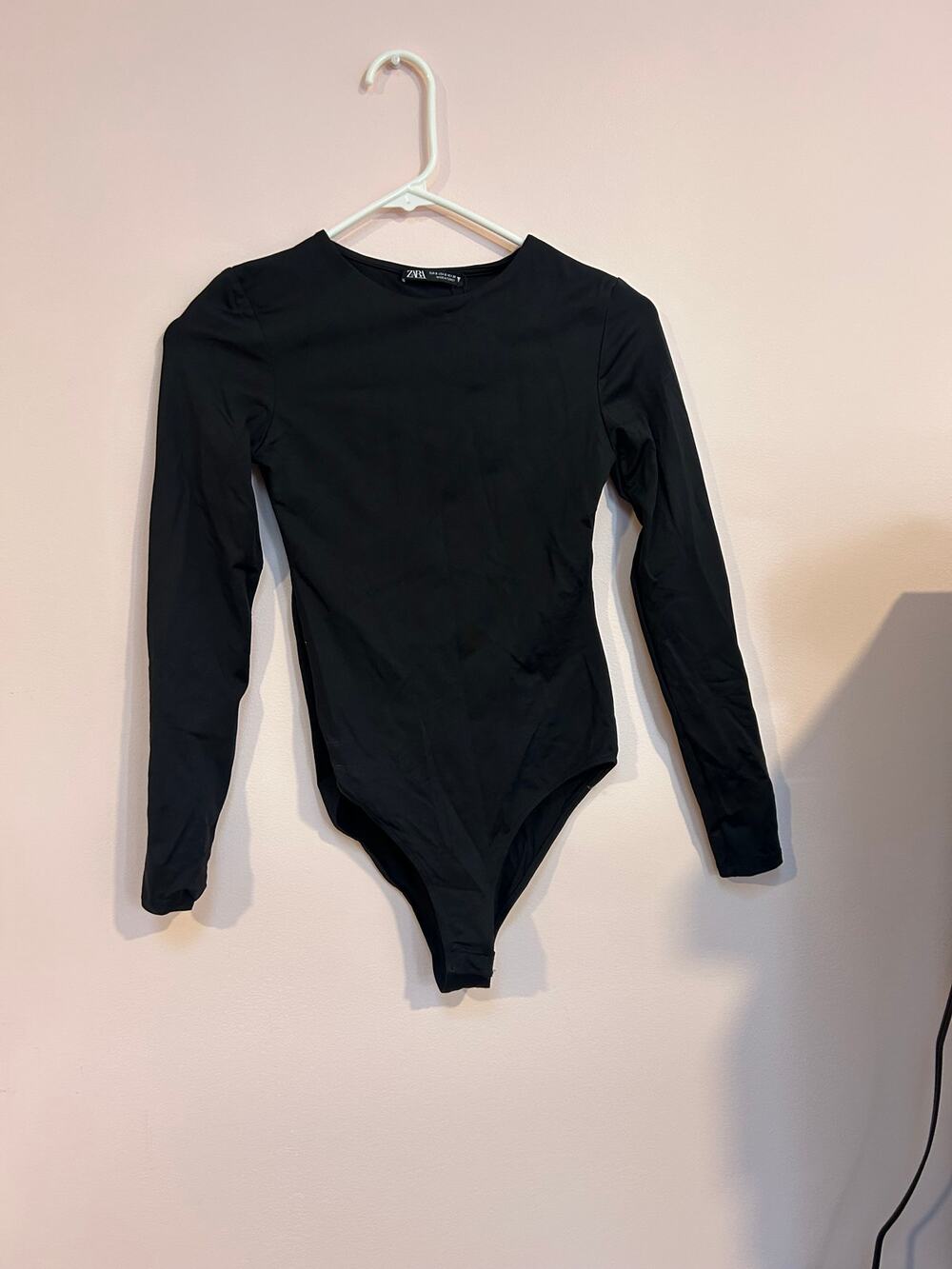 Zara Black Long Sleeve Bodysuit *S*